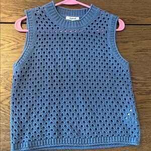 Madewell blue Knit Sweater